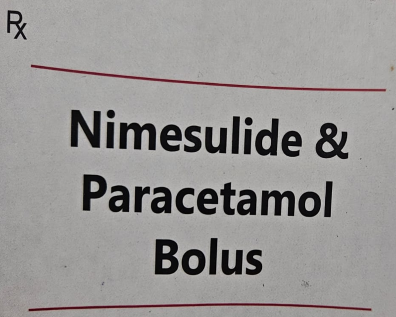 NIMESULIDE & PARACETAMOL BOLUS 4s