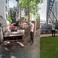 NO PARKING BOARDS AD