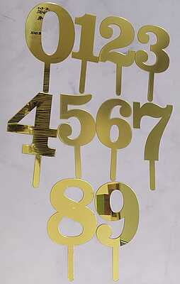 Qson Cake Topper Number Big