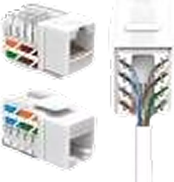 NOVAFLEX KEYSTONE CAT6 WHITE