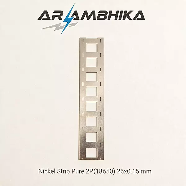 Nickel Strip Pure 2P(18650) 26x0.15 mm