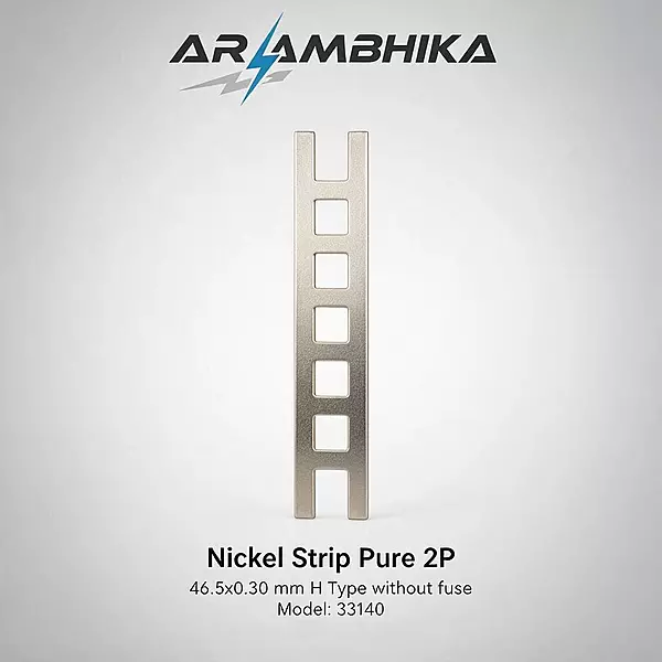 Nickel Strip Pure 2P(33140) 46.5x0.30 mm H Type without fuse