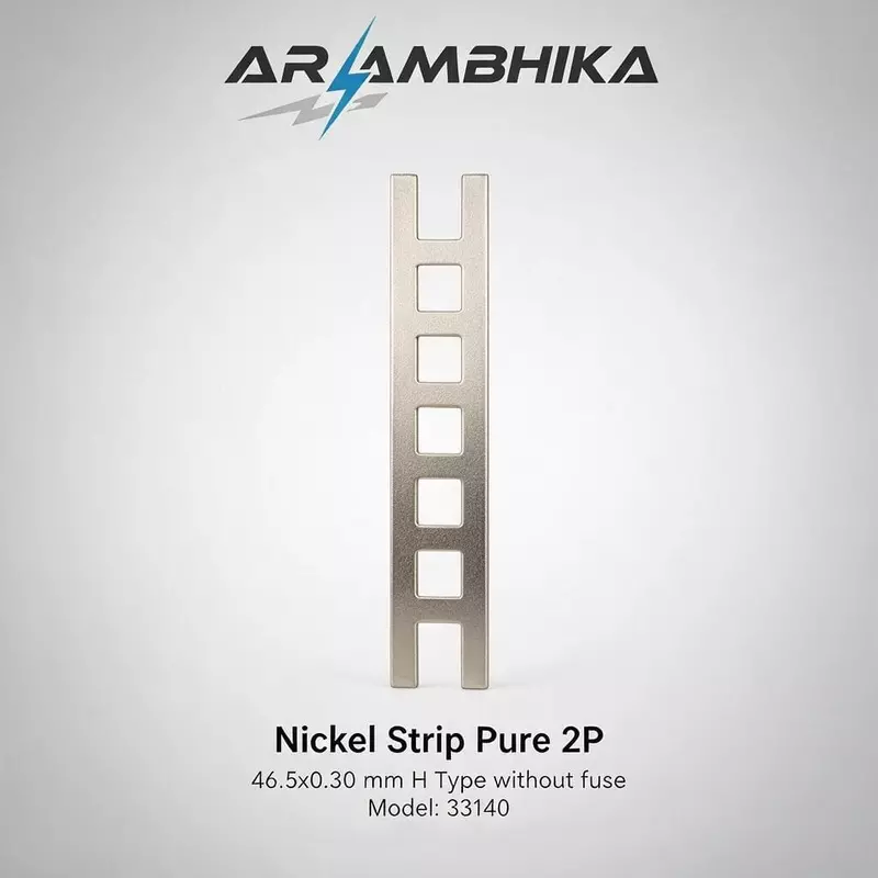 Nickel Strip Pure 2P(33140) 46.5x0.30 mm H Type without fuse