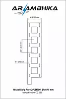 Nickel Strip Pure 2P(21700) 31x0.15 mm without holder CD 22.5
