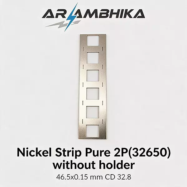 Nickel Strip Pure 2P(32650) without holder 46.5x0.15 mm CD 32.8