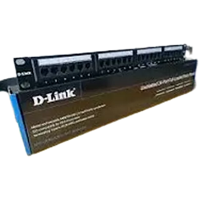 D-LINK 24 PORT PATCH PANEL UNLOADED CAT6 NPP-AL1BLK241