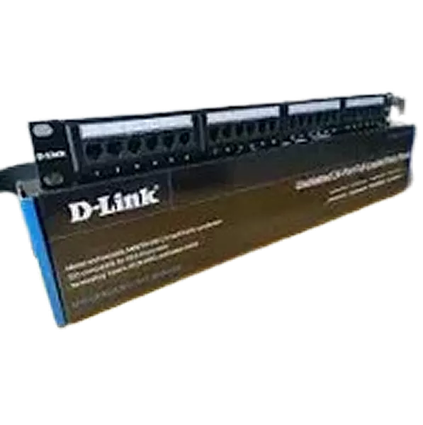 D-LINK 24 PORT PATCH PANEL UNLOADED CAT6 NPP-AL1BLK241