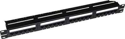 Dlink Cat 6 24 Port Patch Panel Loaded 1U NPP-C61BLK241 Dlink Cat 6 24 Port Patch Panel Loaded 1U NPP-C61BLK241