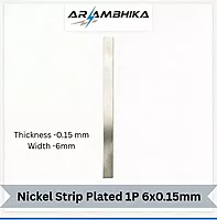 Nickel Strip Plated 1P 6x0.15 mm