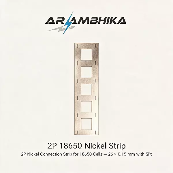 Nickel Strip Plated 2P(18650) 26x0.15 mm with slit