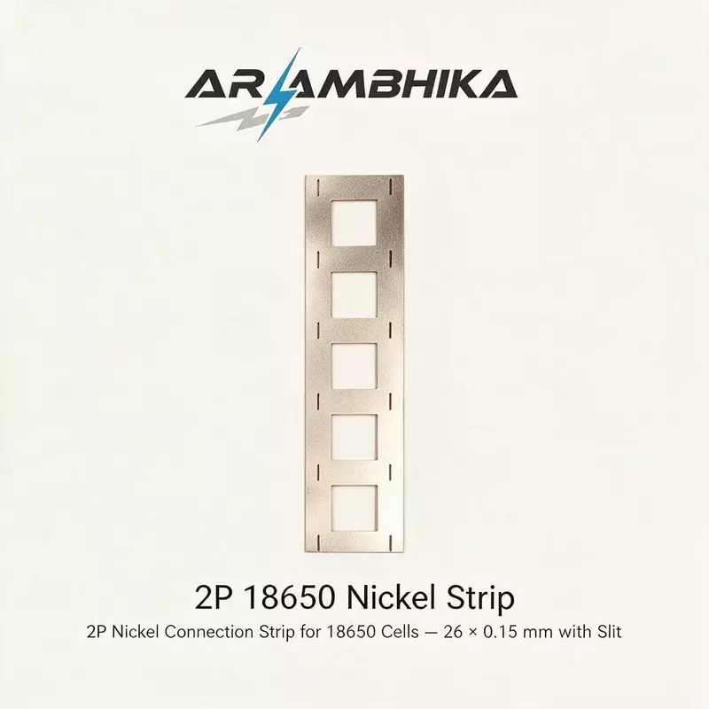 Nickel Strip Plated 2P(18650) 26x0.15 mm with slit