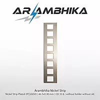 Nickel Strip Plated 2P(32650)  46.5x0.30 mm CD 32.8 without holder without slit