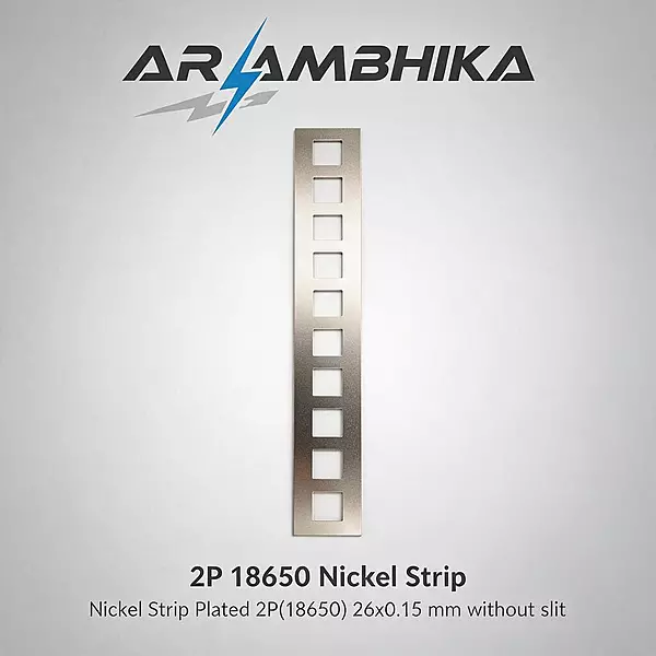 Nickel Strip Plated 2P(18650) 26x0.15 mm without slit