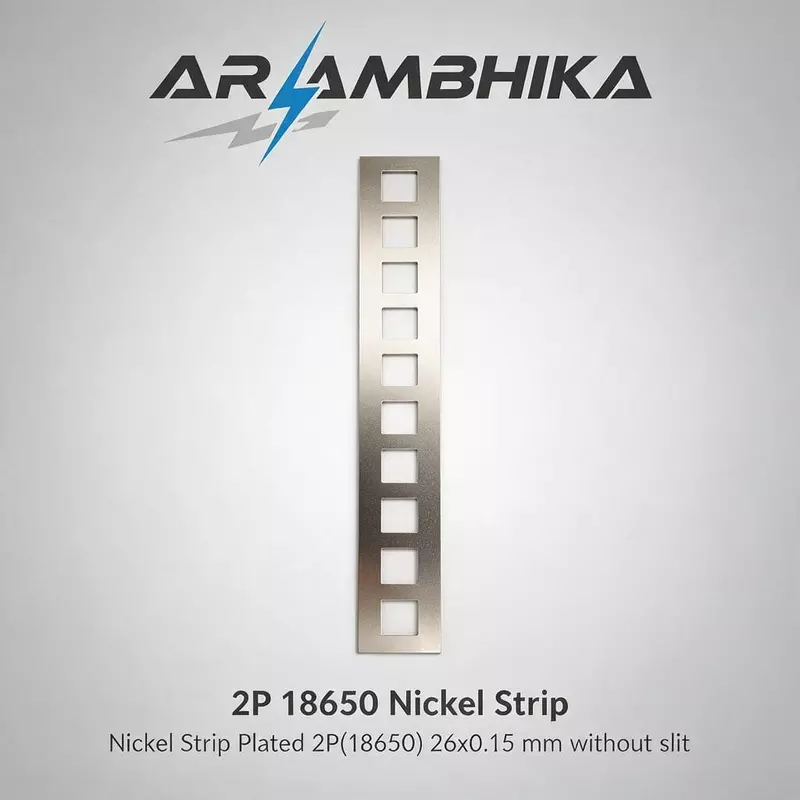 Nickel Strip Plated 2P(18650) 26x0.15 mm without slit