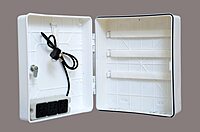 DVR NVR PVC RACK WITH SOCKET