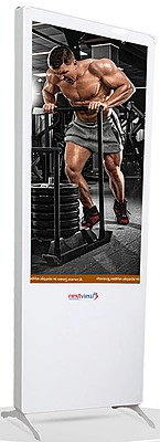 Nextview 43 Inch Digital Signage Floormount White 4K NVSG4K43BFL