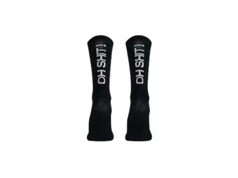 NW Oh Shit Socks Black