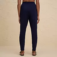 Ultimate Comfort Cotton Travel Pants in Relaxed Fit with Spill Safe Zip Pockets NYAT502