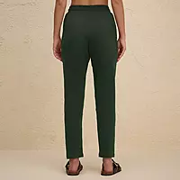 Ultimate Comfort Cotton Travel Pants in Relaxed Fit with Spill Safe Zip Pockets NYAT502