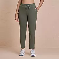 Ultimate Comfort Cotton Travel Pants in Relaxed Fit with Spill Safe Zip Pockets NYAT502