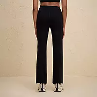 Ultimate Comfort Cotton Stretch Flare Leggings with Anti Slip Waist & Pockets NYAT503