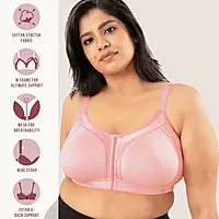 Nykd By Nykaa Everyday Cotton M-Frame Bounce Control Non-Padded Non-Wired Bra NYB101