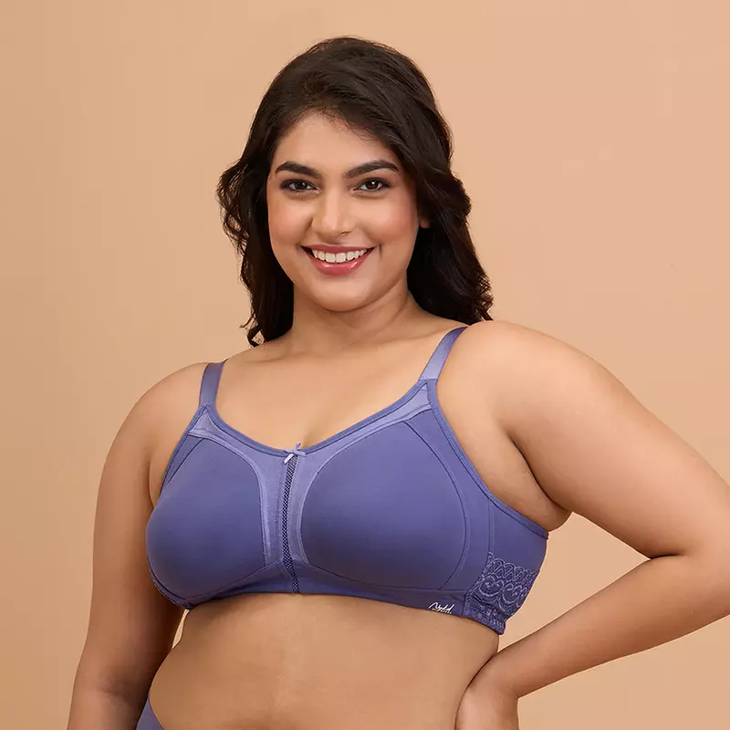 Nykd By Nykaa Everyday Cotton M-Frame Bounce Control Non-Padded Non-Wired Bra NYB101