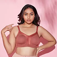 Nykd By Nykaa Everyday Cotton M-Frame Bounce Control Non-Padded Non-Wired Bra NYB101