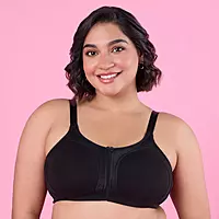 Nykd By Nykaa Everyday Cotton M-Frame Bounce Control Non-Padded Non-Wired Bra  NYB101B