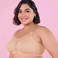 Nykd By Nykaa Everyday Cotton M-Frame Bounce Control Non-Padded Non-Wired Bra  NYB101B