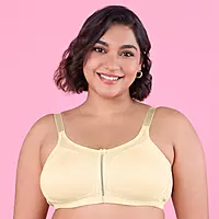 Nykd By Nykaa Everyday Cotton M-Frame Bounce Control Non-Padded Non-Wired Bra  NYB101B