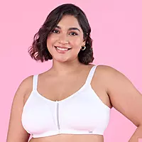 Nykd By Nykaa Everyday Cotton M-Frame Bounce Control Non-Padded Non-Wired Bra  NYB101B