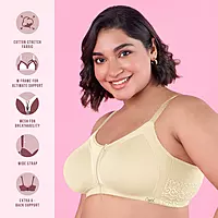 Nykd By Nykaa Everyday Cotton M-Frame Bounce Control Non-Padded Non-Wired Bra NYB101
