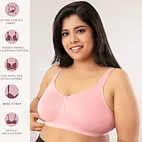 Nykd By Nykaa No Sweat Breast Separating Breathe Cotton Non Padded Non Wired Bra - NYB105