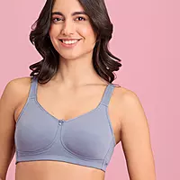 Nykd By Nykaa No Sweat Breast Separating Breathe Cotton Non Padded Non Wired Bra - NYB105