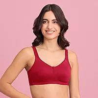 Nykd By Nykaa No Sweat Breast Separating Breathe Cotton Non Padded Non Wired Bra - NYB105