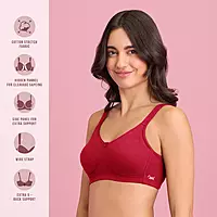 Nykd By Nykaa No Sweat Breast Separating Breathe Cotton Non Padded Non Wired Bra - NYB105
