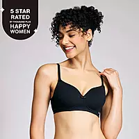 Nykd By Nykaa Breathe Cotton All Day Comfort Padded Non Wired T-Shirt Bra NYB198