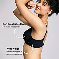 Nykd By Nykaa Breathe Cotton All Day Comfort Padded Non Wired T-Shirt Bra NYB198