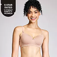 Nykd By Nykaa Breathe Cotton All Day Comfort Padded Non Wired T-Shirt Bra NYB198