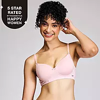 Nykd By Nykaa Breathe Cotton All Day Comfort Padded Non Wired T-Shirt Bra NYB198