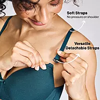 Nykd By Nykaa Breathe Cotton All Day Comfort Padded Non Wired T-Shirt Bra NYB198