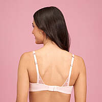 Nykaa Embroidered Floral Lace Demi Bra NYB294