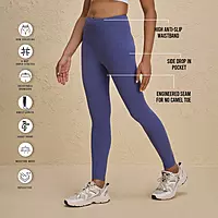 Nykd By Nykaa  Luxe Leggings in Cloud Soft & Squat Proof Fabric with Anti Slip Waist & Booty Sculpting NYK261 