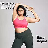 Nykd By Nykaa Multiway Adjustable High Impact Bounce Control Padded Sports Bra - NYK908