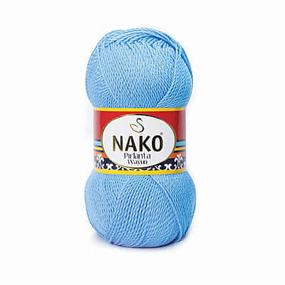 Nako Pirlanta Wayuu Shade no. 6976-Brightblue Nako Pirlanta Wayuu Shade no. 6976-Brightblue