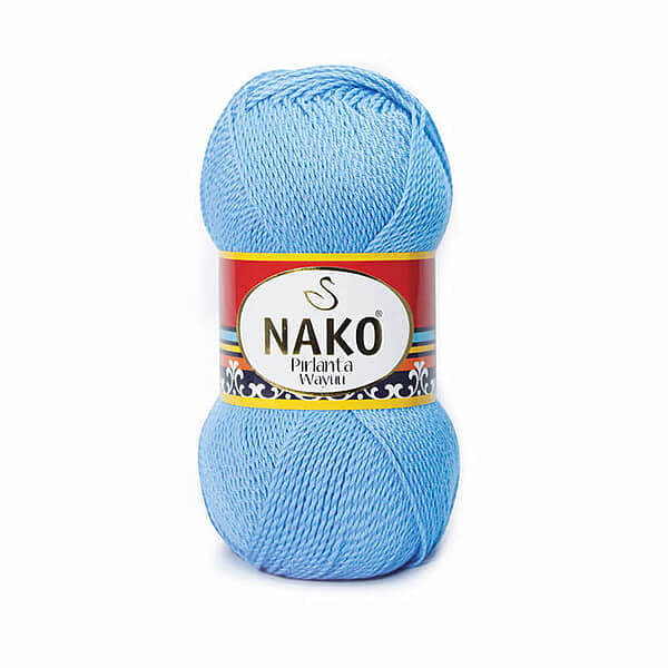 Nako Pirlanta Wayuu Shade no. 6976-Brightblue Nako Pirlanta Wayuu Shade no. 6976-Brightblue