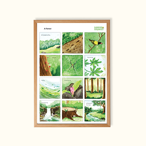 A Forest is for rest- Visual Nature Poem