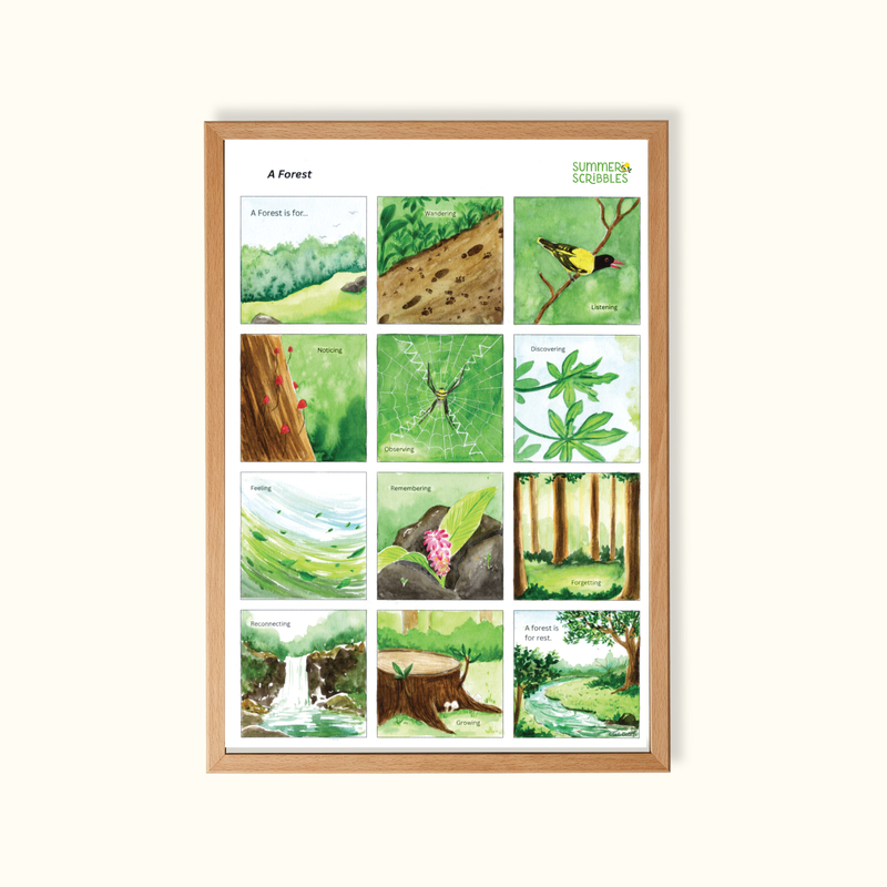 A Forest is for rest- Visual Nature Poem