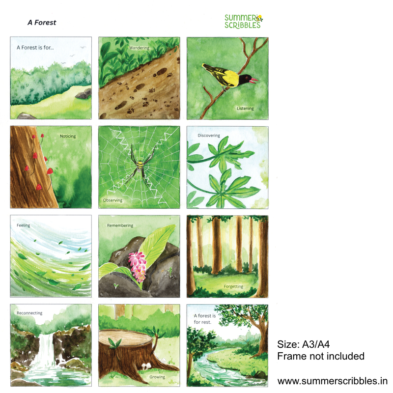 A Forest is for rest- Visual Nature Poem